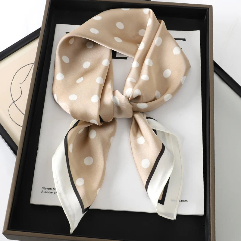 Head Scarf For Women Animal Animal Kerchief Neck Scarfs 70cm Square Shawls and Wrpas Scarves For Ladies