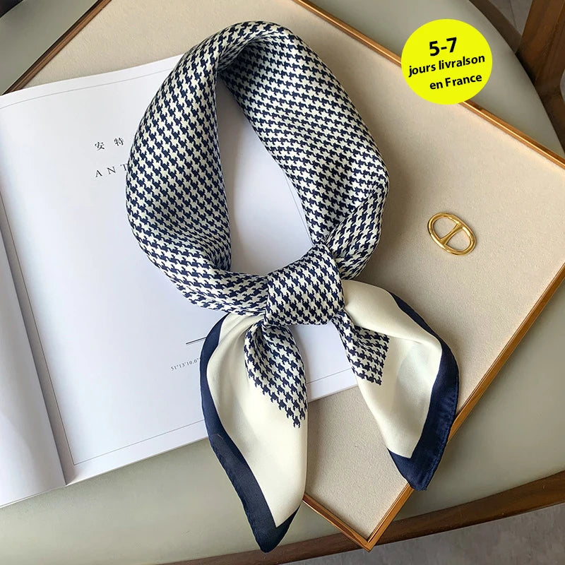 Head Scarf For Women Animal Animal Kerchief Neck Scarfs 70cm Square Shawls and Wrpas Scarves For Ladies