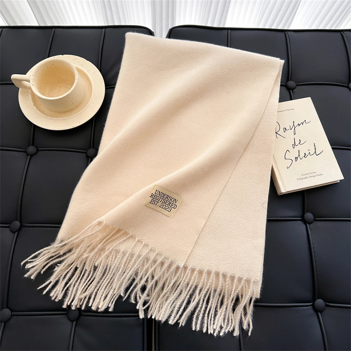 Winter Scarf Women Cashmere Warm Pashmina Foulard Female Scarves Long Blanket Thick Soft Shawls Wraps
